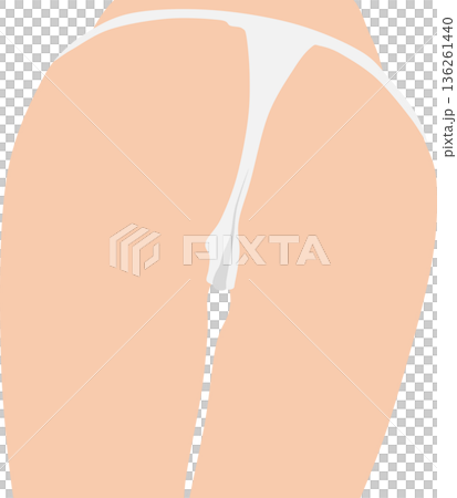 ダイエットに成功した女性のイラスト 136261440