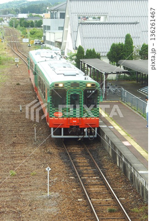 真岡鉄道の風景 益子駅(レールバス気動車) 真岡鉄道の風景 益子駅(レールバス気動車) 136261467