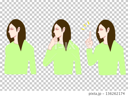 三種女性私密上身圖案 三種女性私密上身圖案 136262174