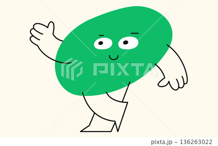 Cute blob element. 136263022
