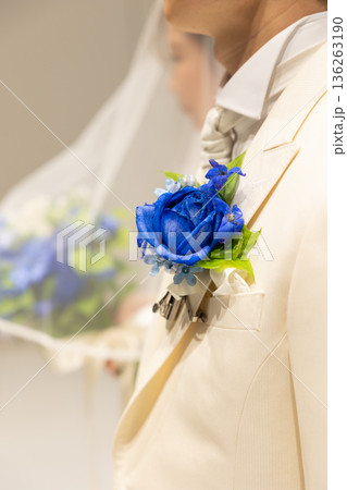 花嫁イメージ画像結婚式素材画像 136263190