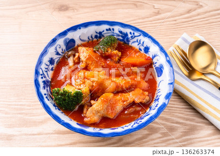 手羽元のトマトスープ 136263374