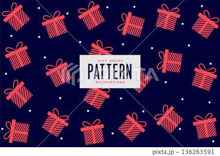 decorative giftbox pattern background for special event or party decorative giftbox pattern background for special event or party 136263591