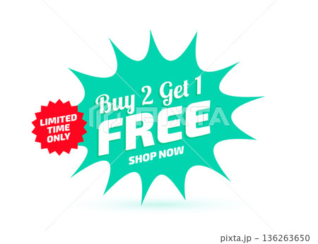buy 2 get 1 free sale background a limited time offer buy 2 get 1 free sale background a limited time offer 136263650