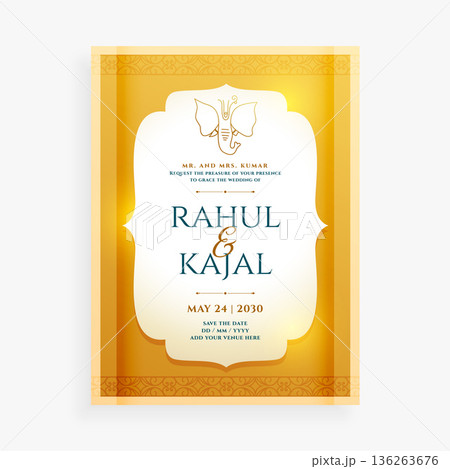 decorative indian wedding card flyer celebrate your love decorative indian wedding card flyer celebrate your love 136263676