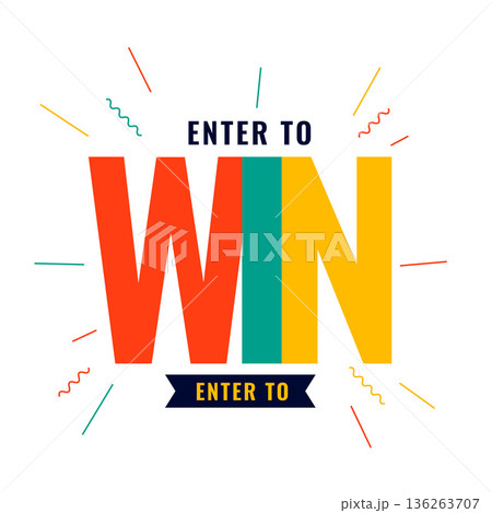 register now to win lucky draw template in modern style 136263707