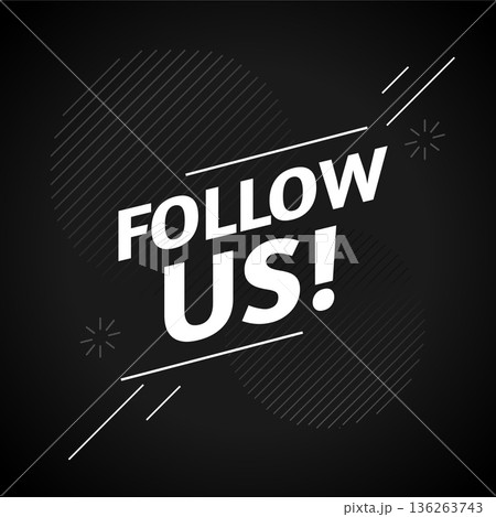 follow us dark template like or subscribe web channel 136263743