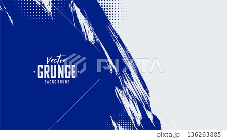 ink splatter grungy backdrop background with halftone effect 136263885