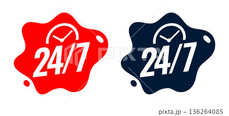 24 hours all day customer service label design 24 hours all day customer service label design 136264085