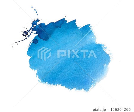 watercolor style blue color stain texture backdrop design watercolor style blue color stain texture backdrop design 136264266