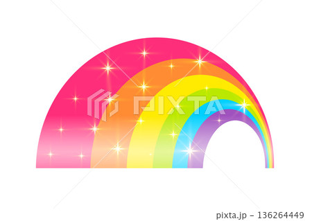 colorful dreamy rainbow spectrum background with sparkle effect colorful dreamy rainbow spectrum background with sparkle effect 136264449