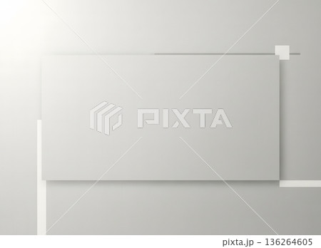 シンプルなグレーの抽象背景素材 シンプルなグレーの抽象背景素材 136264605