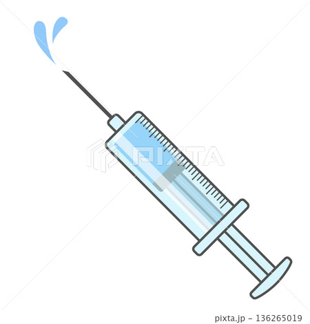 注射器のアイコン 136265019