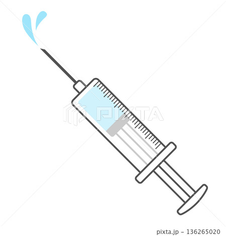 注射器のアイコン 136265020