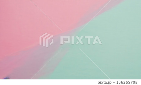 A clean abstract background with soft pastel gradients in pink and mint tones. Smooth color transitions create a modern and gentle visual surface. A clean abstract background with soft pastel gradients in pink and mint tones. Smooth color transitions create a modern and gentle visual surface. 136265708