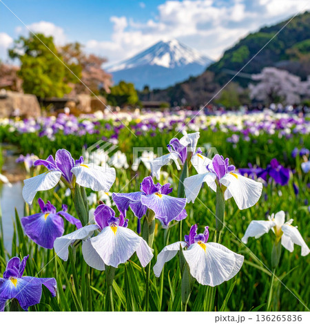 「端午の節句」菖蒲の花 136265836
