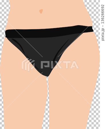 ダイエットに成功した女性のイラスト 136266692