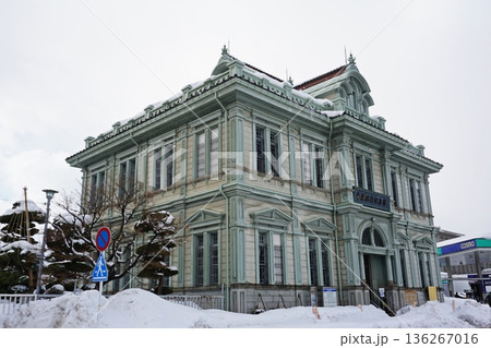 雪の旧第五十九銀行本店本館　青森銀行記念館 136267016