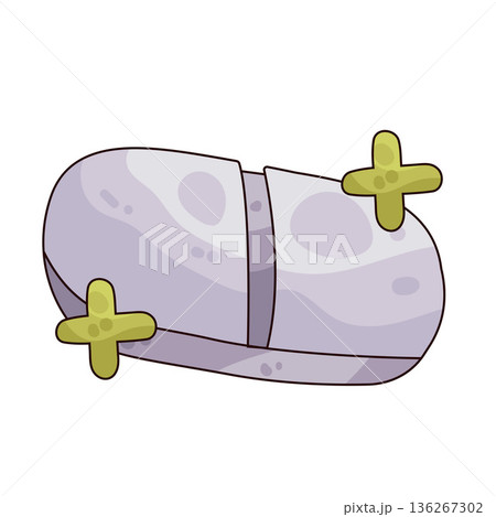 Illustration of pill Illustration of pill 136267302