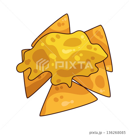 Illustration of Nachos 136268085