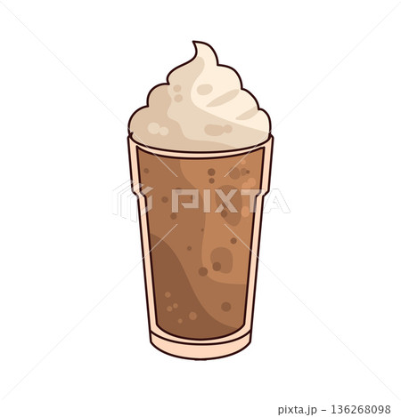 Illustration of milkshake 136268098
