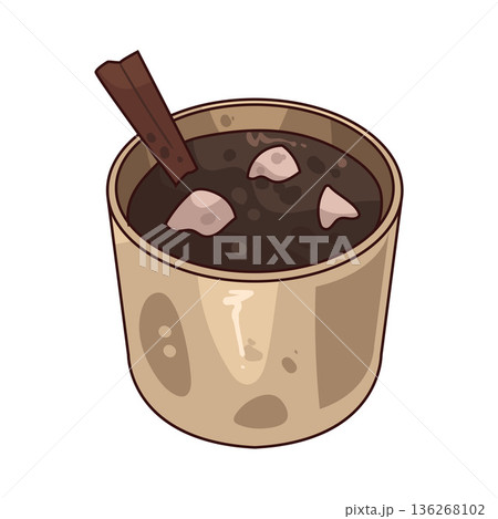 Illustration of Hot chocolate Illustration of Hot chocolate 136268102
