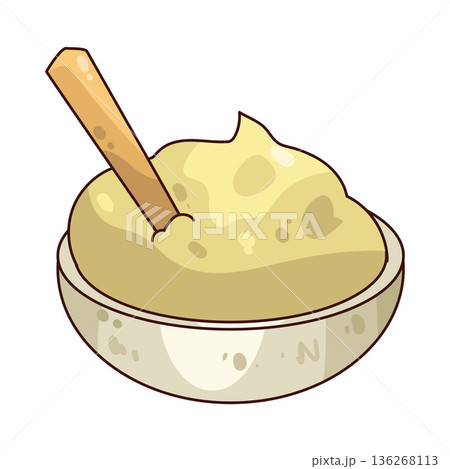 Illustration of Mayonnaise Illustration of Mayonnaise 136268113