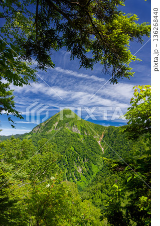 戸隠山から見る夏の高妻山 戸隠山から見る夏の高妻山 136268440
