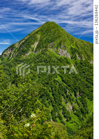 戸隠山から見る夏の高妻山 136268442