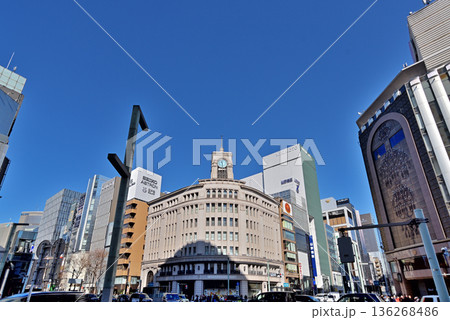 銀座4丁目交差点 (冬) 銀座4丁目交差点 (冬) 136268486