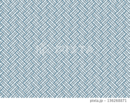 藍色の檜垣文様の背景 136268871