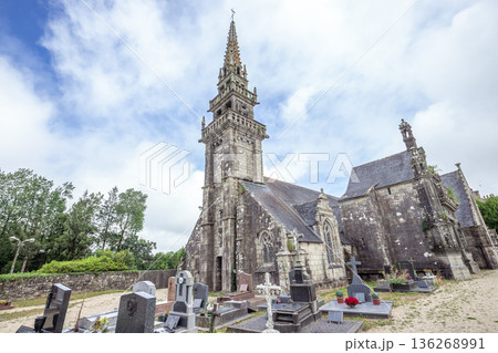 parish close church of Tremaouezan, finistere, brittany, france 136268991