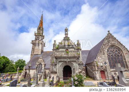 parish close church of Tremaouezan, finistere, brittany, france parish close church of Tremaouezan, finistere, brittany, france 136268994