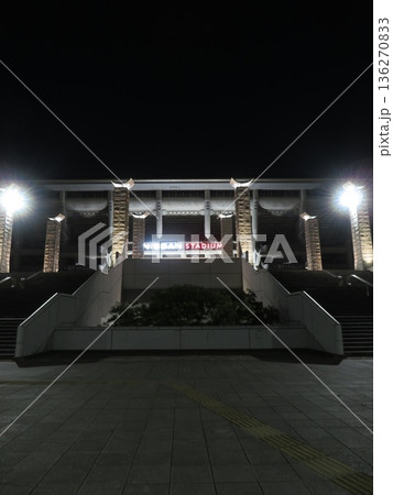 日産スタジアム 夜 日産スタジアム 夜 136270833