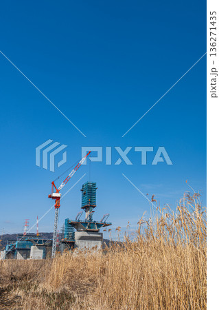 新名神高速道路建設工事　大阪府高槻市 136271435