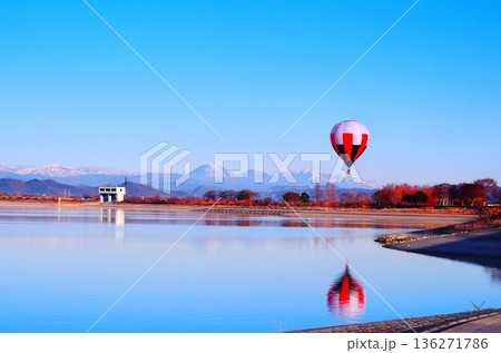 渡良瀬遊水地から望む日光連山 渡良瀬遊水地から望む日光連山 136271786