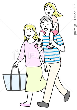 親子でお出かけ 136271926