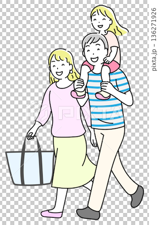 親子でお出かけ 136271926