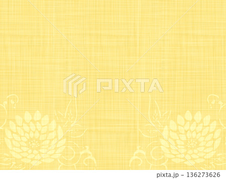 和柄_和菊の着物生地_背景素材 和柄_和菊の着物生地_背景素材 136273626