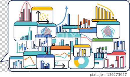 データを分析するイラスト 136273637