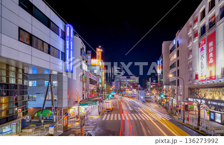 東京夜景・JR荻窪駅前　 136273992