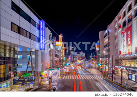 東京夜景・JR荻窪駅前 東京夜景・JR荻窪駅前 136274040