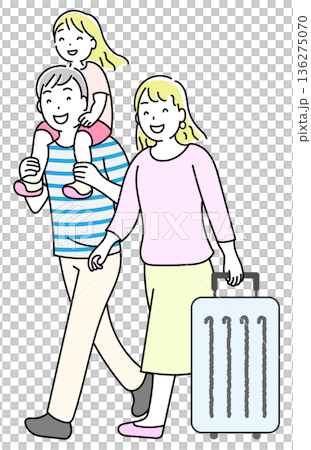 繼續旅行的家庭 136275070
