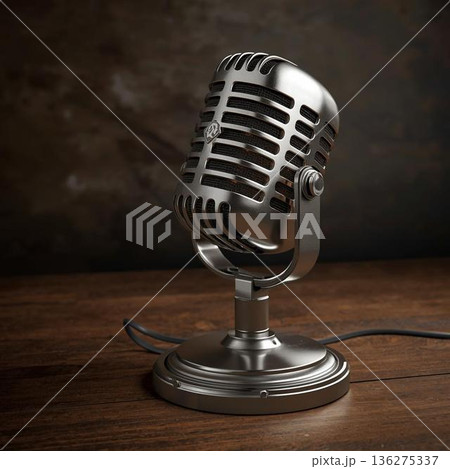 レトロなマイク 136275337