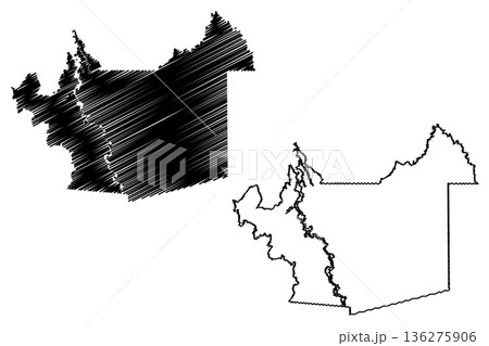 Itapua do Oeste municipality (State of Rondonia or Rondonia, RO, Municipalities of Brazil, Federative Republic of Brazil) map vector illustration, scribble sketch Itapua do Oeste map Itapua do Oeste municipality (State of Rondonia or Rondonia, RO, Municipalities of Brazil, Federative Republic of Brazil) map vector illustration, scribble sketch Itapua do Oeste map 136275906