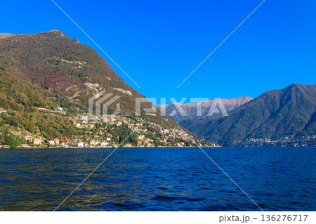 Breathtaking view of Lake Como, Lombardy, Italy Breathtaking view of Lake Como, Lombardy, Italy 136276717