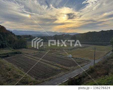 山村の風景(石川県金沢市) 136276824