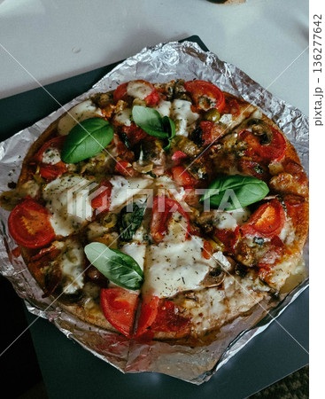 Homemade pizza 136277642