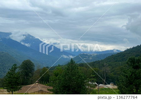 Mountains in Krasnaya Polyana, Sochi 136277764