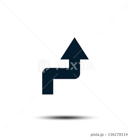 Road Sign Vector Logo Template Illustration EPS 10 136278514